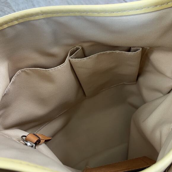 COACH Canary Yellow Crossbody Handbag Authentic Leather Flap Shoulder Bag F13355 - Picture 14 of 16